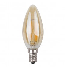 Лампа светодиодная ЭРА E14 9W 2700K золотая F-LED B35-9W-827-E14 gold Б0047034