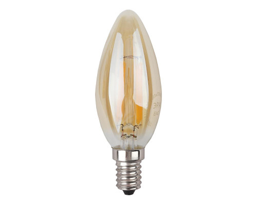 Лампа светодиодная ЭРА E14 9W 2700K золотая F-LED B35-9W-827-E14 gold Б0047034 Лампа светодиодная ЭРА E14 9W 2700K золотая F-LED B35-9W-827-E14 gold Б0047034