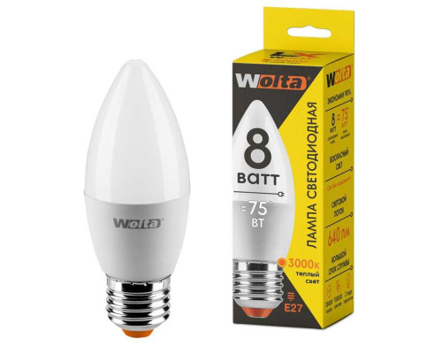 Светодиодная лампа WOLTA 30YC8E27 Светодиодная лампа WOLTA 30YC8E27