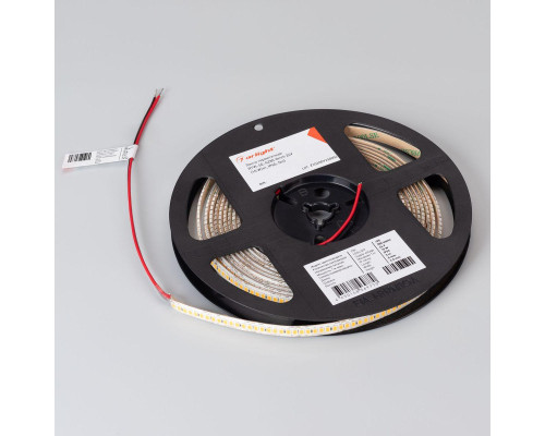 Светодиодная влагозащищенная лента Arlight 10W/m 80Led/m 2835SMD холодный белый 5M RTW-SE-A280-8mm 24V White6000 045563