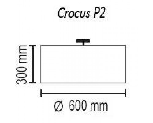 Потолочный светильник TopDecor Crocus Glade P2 01 05g
