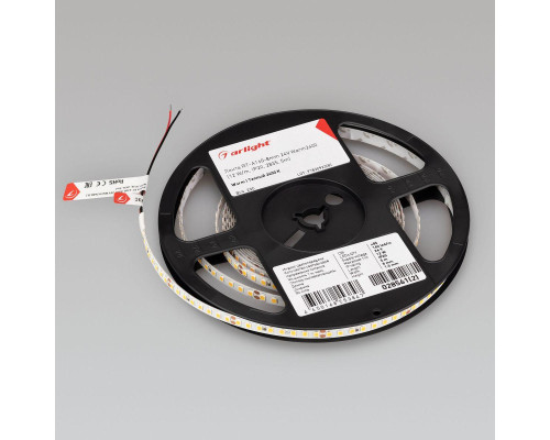 Светодиодная лента Arlight 12W/m 160Led/m 2835SMD теплый белый 5M RT-A160-8mm 24V Warm2400 028561(2) Светодиодная лента Arlight 12W/m 160Led/m 2835SMD теплый белый 5M RT-A160-8mm 24V Warm2400 028561(2)