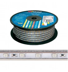 Светодиодная влагозащищенная лента Uniel 8W/m 60LED/m 2835SMD теплый белый 50M ULS-2835-60LED/m-10mm-IP67-220V-8W/m-50M-WW UL-00000660