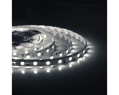 Светодиодная влагозащищенная лента Apeyron 14,4W/m 60LED/m 5050SMD холодный белый 5M 00-73 Светодиодная влагозащищенная лента Apeyron 14,4W/m 60LED/m 5050SMD холодный белый 5M 00-73