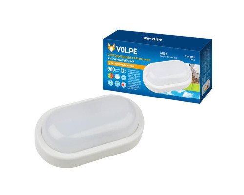 Потолочный светодиодный светильник Volpe ULW-Q212 12W/DW Sensor IP54 White UL-00003228