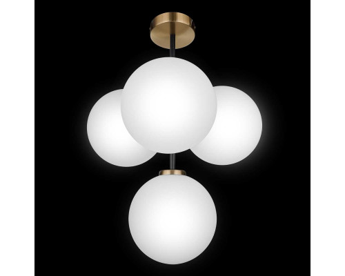 Потолочная люстра 33 ИДЕИ CHN800S.04.17ABL.ASB-S32WH