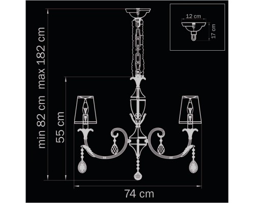 Подвесная люстра Lightstar Cappa 691084