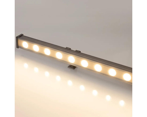 Линейный светодиодный прожектор Arlight AR-LINE-1000-24W Warm3000 (GR, 15 deg, 230V) 042178