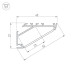 Профиль Arlight KLUS-P45.30-2000 ANOD 025469