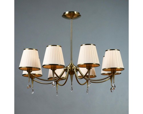 Подвесная люстра Brizzi Alora MA01625CA/008 Bronze Cream Подвесная люстра Brizzi Alora MA01625CA/008 Bronze Cream
