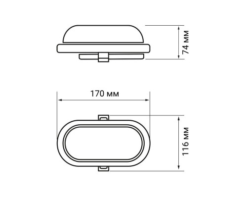Настенно-потолочный светодиодный светильник Jazzway PBH-PC3-OA 5009257 Настенно-потолочный светодиодный светильник Jazzway PBH-PC3-OA 5009257