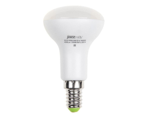 Лампа светодиодная Jazzway E14 5W 3000K матовая 1037015A Лампа светодиодная Jazzway E14 5W 3000K матовая 1037015A