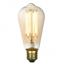 Лампа светодиодная Е27 6W 2200K янтарная GF-L-764