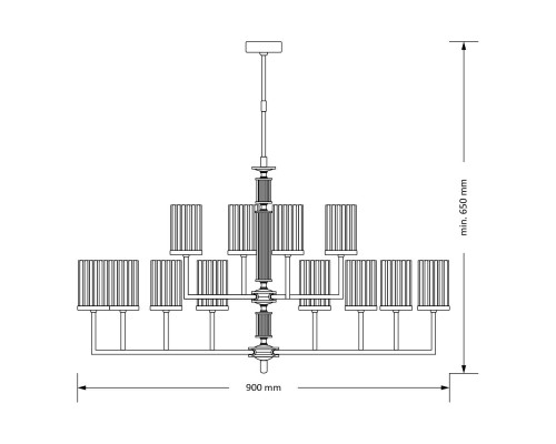 Подвесная люстра KUTEK MOOD Artu Ryfel ART-ZW-12(Z)R Подвесная люстра KUTEK MOOD Artu Ryfel ART-ZW-12(Z)R