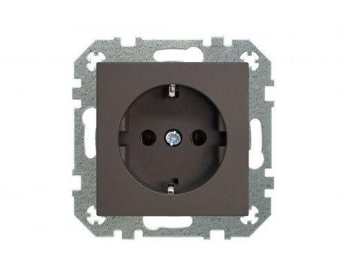 Розетка 2P Liregus Retro со шторками коричневый омбре 29-024 Розетка 2P Liregus Retro со шторками коричневый омбре 29-024