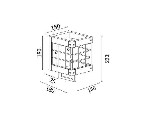 Бра Vele Luce Lucca VL6062W01