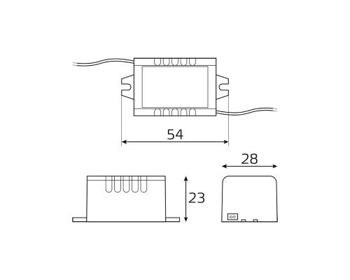 Блок питания Gauss 5W 12V IP67 BT520