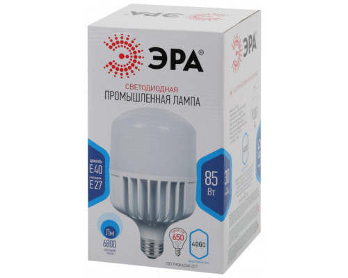 Лампа светодиодная ЭРА LED POWER T140-85W-4000-E27/E40 Б0053064 Лампа светодиодная ЭРА LED POWER T140-85W-4000-E27/E40 Б0053064