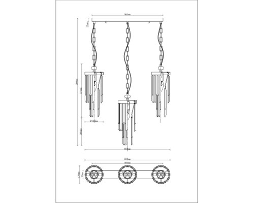 Подвесной светильник Moderli Stiland V10040-3P