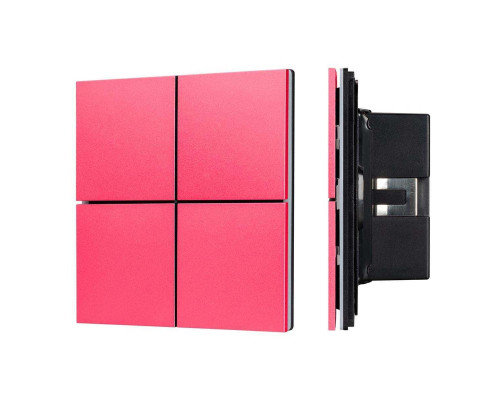 Панель управления Arlight KNX-304-23-IN Rose Red 039664 Панель управления Arlight KNX-304-23-IN Rose Red 039664