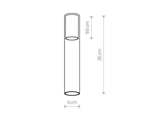 Плафон Nowodvorski Cameleon Cylinder L 8540