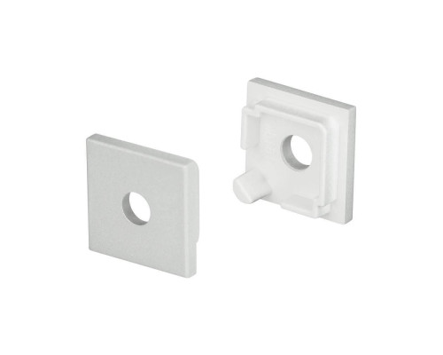 Набор заглушек Arlight SL-Kant-H16 Square с отверстием 024485 Набор заглушек Arlight SL-Kant-H16 Square с отверстием 024485