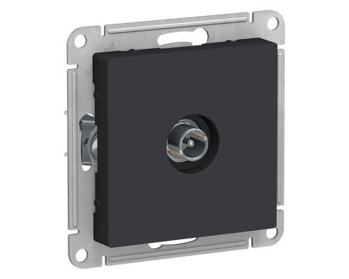 ТВ-розетка проходная Systeme Electric AtlasDesign карбон ATN001092 ТВ-розетка проходная Systeme Electric AtlasDesign карбон ATN001092