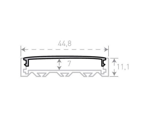 Профиль с рассеивателем SWG SF-4411 001137 Профиль с рассеивателем SWG SF-4411 001137