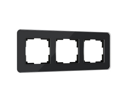 Рамка Werkel Elite на 3 поста черный W0032448 4690389196225 Рамка Werkel Elite на 3 поста черный W0032448 4690389196225
