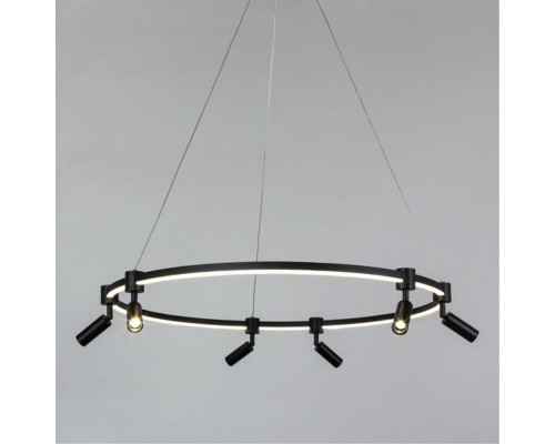 Подвесная светодиодная люстра Arte Lamp Ring A2186SP-1BK Подвесная светодиодная люстра Arte Lamp Ring A2186SP-1BK