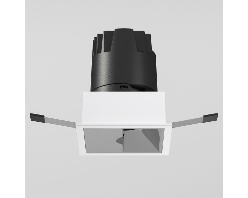 Встраиваемый светодиодный светильник Elektrostandard Inline 25091/LED 10W 4000K белый/хром a064614 Встраиваемый светодиодный светильник Elektrostandard Inline 25091/LED 10W 4000K белый/хром a064614