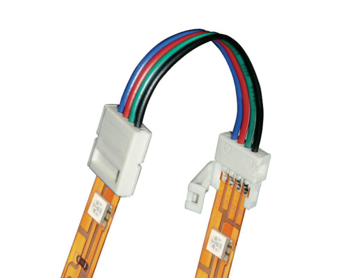 Коннектор для светодиодных лент Uniel UCX-SS4/B20-RGB White 020 06613 Коннектор для светодиодных лент Uniel UCX-SS4/B20-RGB White 020 06613