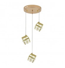 Подвесная светодиодная люстра Indigo Radioso 12048/3P Gold V000134L