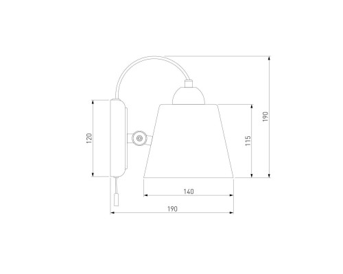 Бра Eurosvet 70083/1 золото