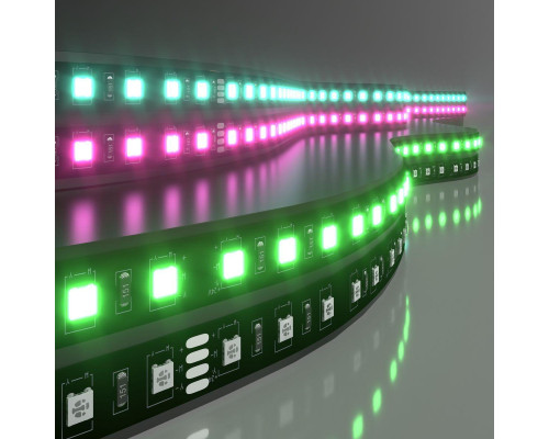 Светодиодная лента Elektrostandard 14,4W/m 60LED/m 5050SMD RGB 5M a053681 Светодиодная лента Elektrostandard 14,4W/m 60LED/m 5050SMD RGB 5M a053681