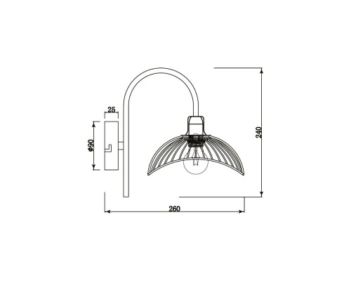 Бра Vele Luce Gorgon VL5387W01