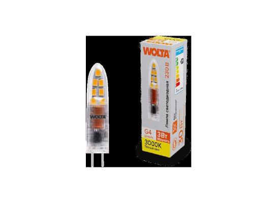 Светодиодная лампа WOLTA WSTD-JC-220V3W3KG4-P Светодиодная лампа WOLTA WSTD-JC-220V3W3KG4-P