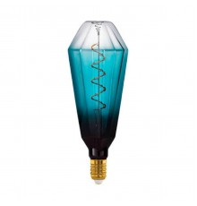 Лампа светодиодная диммируемая Eglo E27 4W 2000К синяя 110235