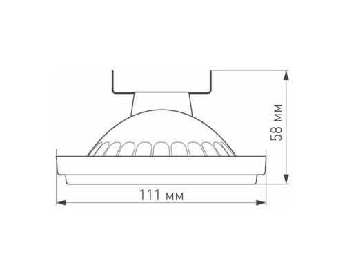 Лампа Arlight AR111-UNIT-G53-15W- Warm3000 025640