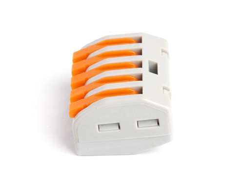 Клемма строительно-монтажная 5-проводная STEKKER, LD222-615 Клемма строительно-монтажная 5-проводная STEKKER, LD222-615