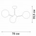 Подвесная люстра Vitaluce V4321/3PL