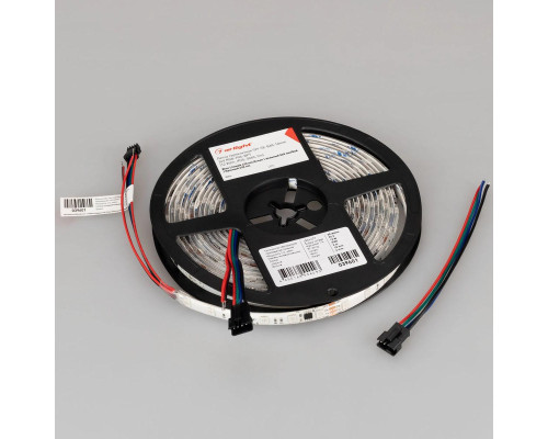 Светодиодная лента Arlight 12W/m 60LED/m 5060SMD разноцветный 5М SPI-SE-B60-10mm 24V 039601 Светодиодная лента Arlight 12W/m 60LED/m 5060SMD разноцветный 5М SPI-SE-B60-10mm 24V 039601