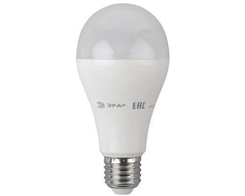 Лампа светодиодная ЭРА E27 19W 6000K матовая LED A65-19W-860-E27 Б0031704 Лампа светодиодная ЭРА E27 19W 6000K матовая LED A65-19W-860-E27 Б0031704