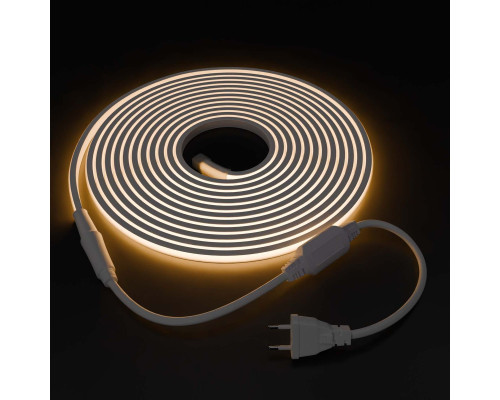 Светодиодная влагозащищенная лента Apeyron 11W/m 288LED/m COB теплый белый 5M 10-104
