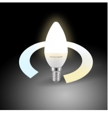 Лампа светодиодная филаментная диммируемая Elektrostandard E14 5W 3300/4200/6500K белая BLE1438 a055924