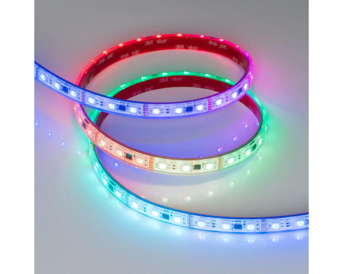 Светодиодная лента герметичная Arlight 14W/m 60LED/m 5060SMD разноцветный 5М DMX-PS-B60-12mm 12V 039605 Светодиодная лента герметичная Arlight 14W/m 60LED/m 5060SMD разноцветный 5М DMX-PS-B60-12mm 12V 039605