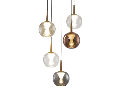 Подвесная светодиодная люстра Mantra Andromeda 8932+5PL (8938-8941)