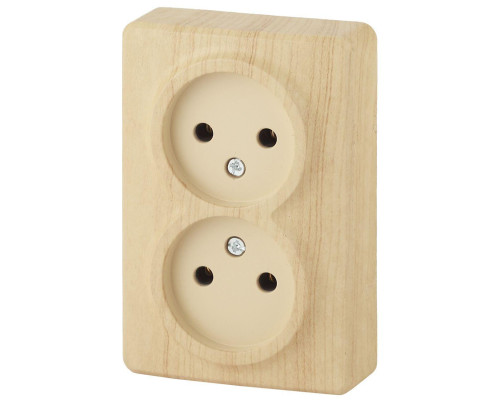 Розетка ЭРА Эксперт 2x2P 16A 250V 11-2202-11 Б0020684 Розетка ЭРА Эксперт 2x2P 16A 250V 11-2202-11 Б0020684