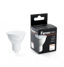 Лампа светодиодная Feron G5.3 10W 2700K матовая LB-1610 38158