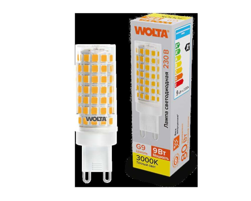 Светодиодная лампа WOLTA WSTD-JCD-9W3KG9-C